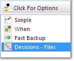 Profile Setup: Decisions - Files: click to enlarge