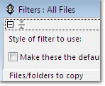 Filters Window: click to enlarge