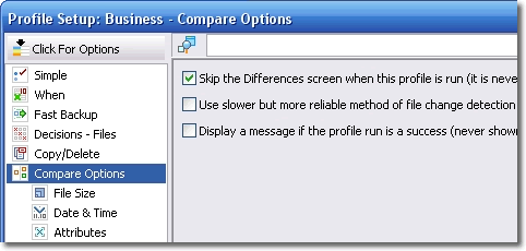 Compare Options