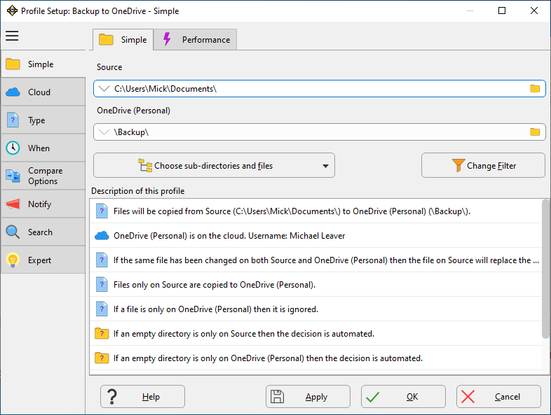 how to backup onedrive for business files